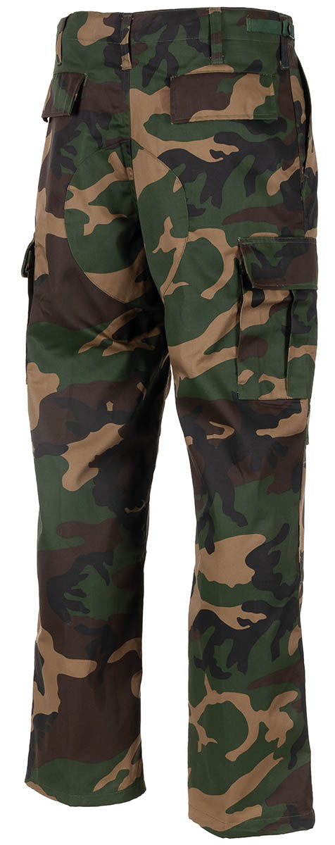 Pantaloni de Câmp US BDU Woodland - Genunchi și Șezut Întărite