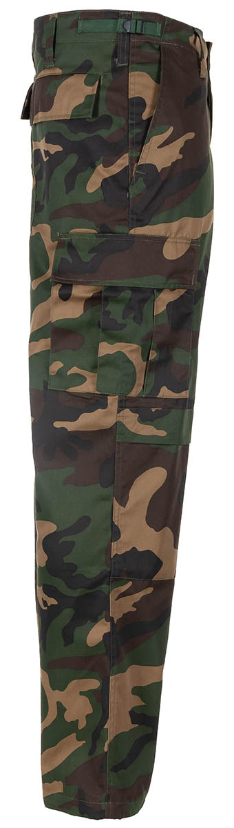 Pantaloni de Câmp US BDU Woodland - Genunchi și Șezut Întărite