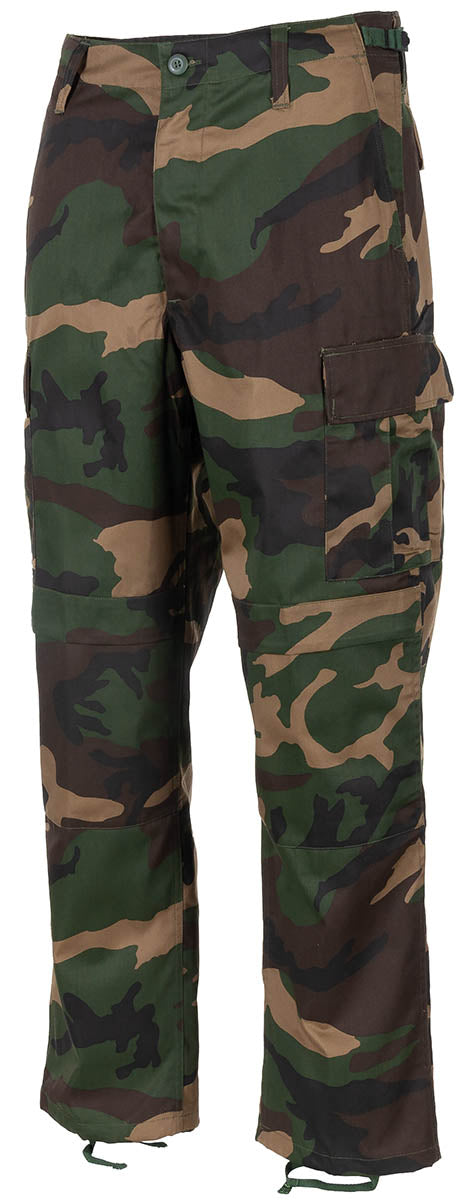 Pantaloni de Câmp US BDU Woodland - Genunchi și Șezut Întărite