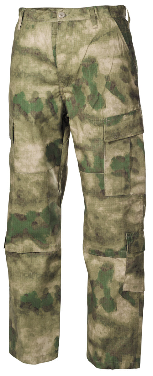 Pantaloni de câmp US Feldhose ACU HDT-camo FG MFH - Rip Stop, 8 Buzunare