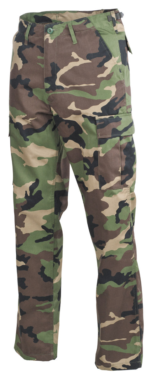 Pantaloni de Câmp US Kampfhose BDU M 97 camo MFH - 6 Buzunare, Talie Ajustabilă