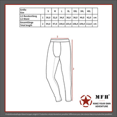 Pantaloni de Corp US Level II GEN III Oliv MFHProfessional - 100% Poliester, Structură Waffle