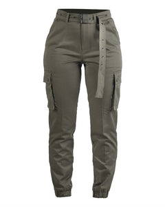 Pantaloni de Damă Mil-Tec Army – Twill, Talie Înaltă, Oliv