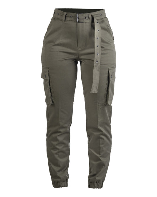 Pantaloni de Damă Mil-Tec Army – Twill, Talie Înaltă, Oliv