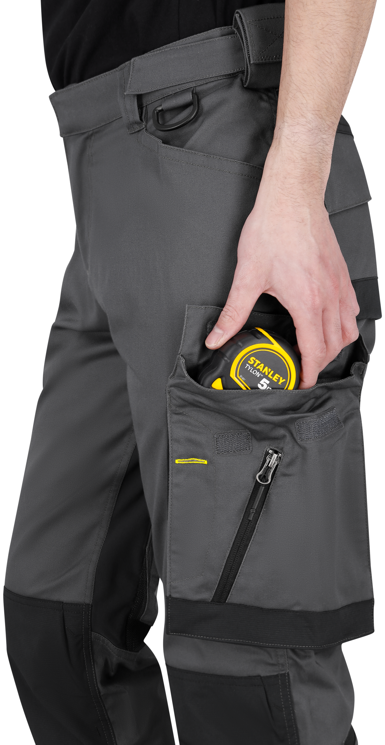 Pantaloni de lucru Deneb Trousers M Safety Jogger - Dark Grey/Black