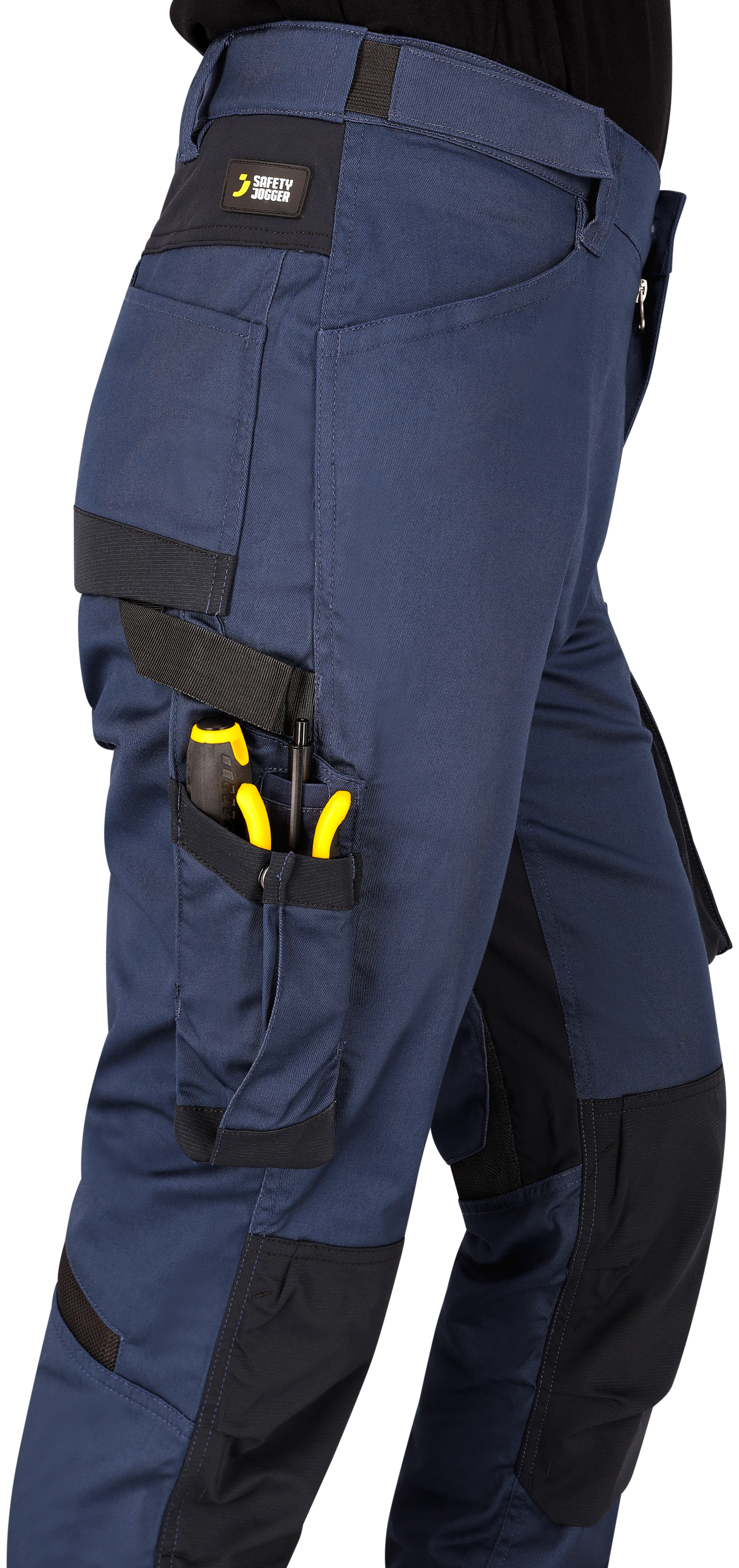 Pantaloni de lucru Deneb Trousers M Safety Jogger - Navy/Black