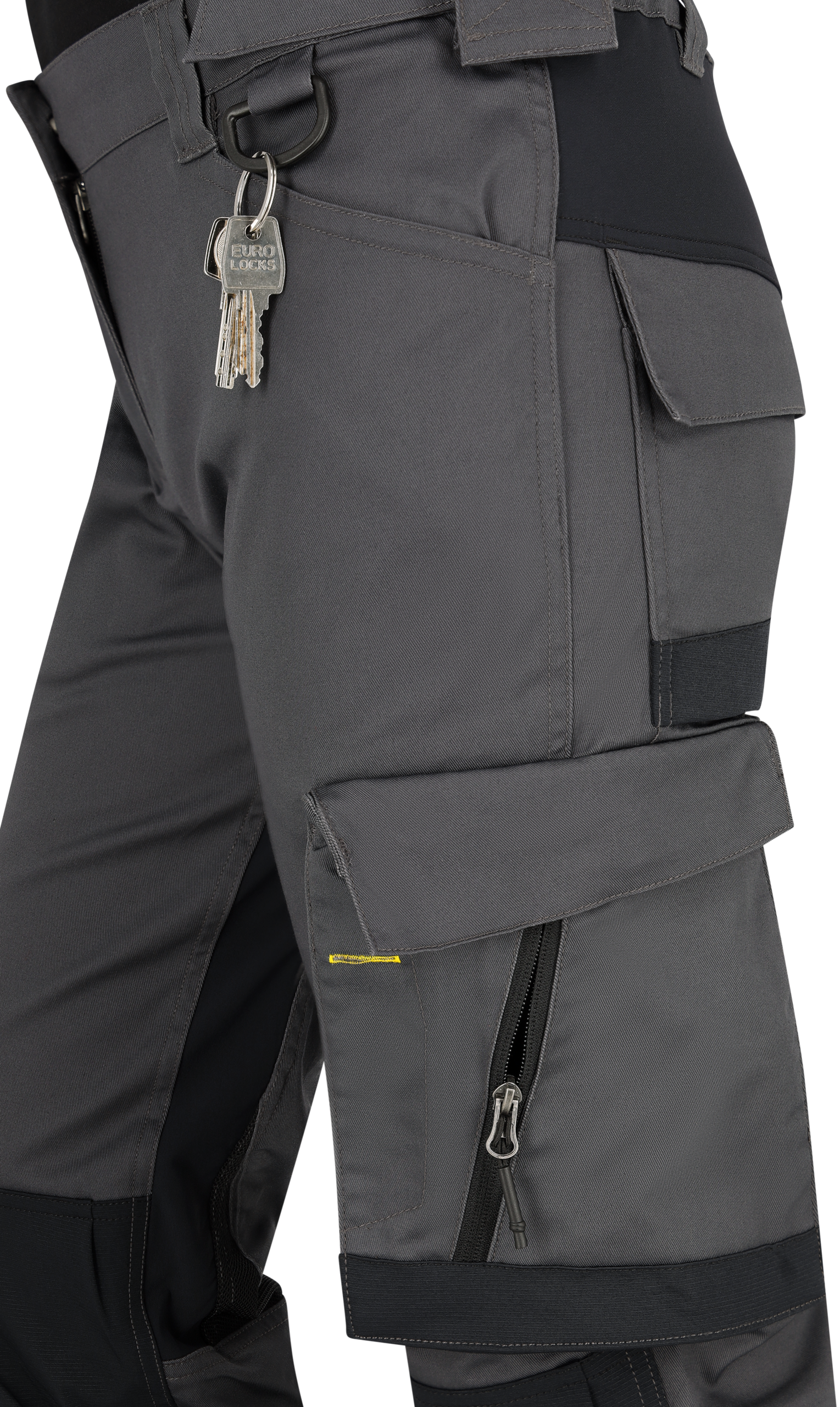 Pantaloni de lucru Deneb Trousers W Safety Jogger - Dark Grey/Black