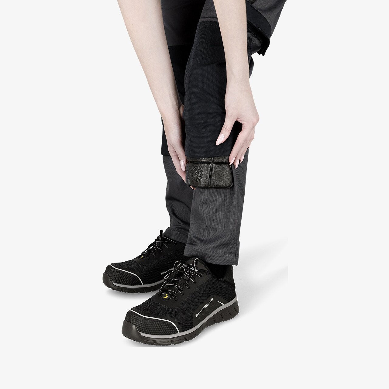 Pantaloni de lucru Deneb Trousers W Safety Jogger - Dark Grey/Black