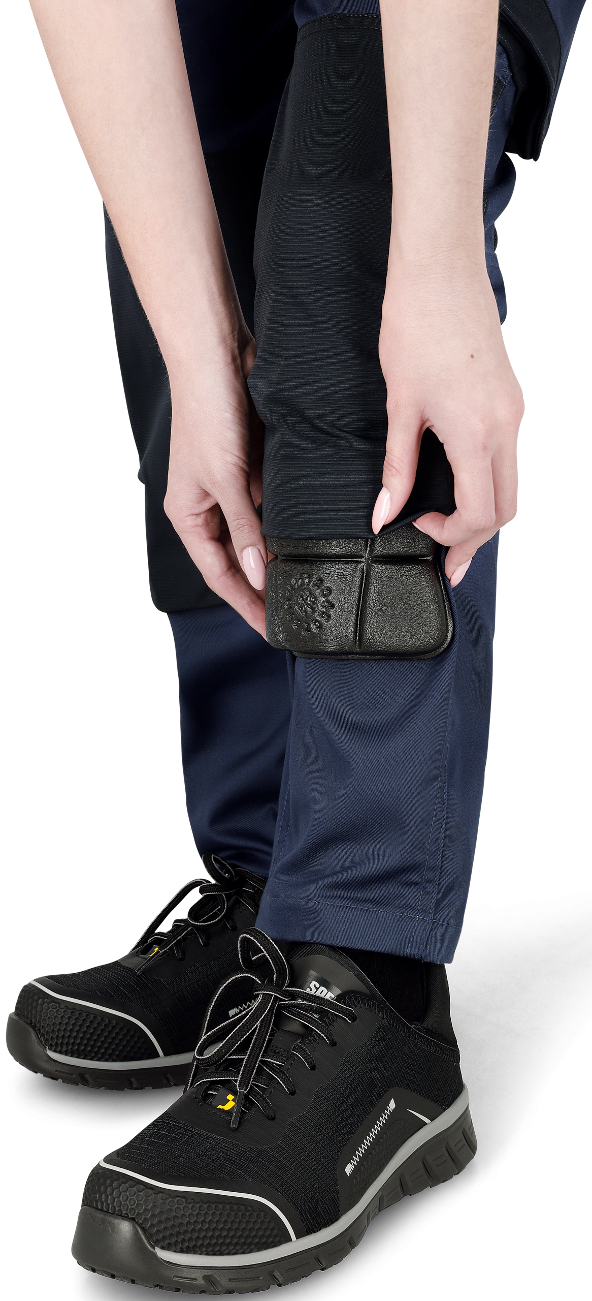 Pantaloni de lucru Deneb Trousers W Safety Jogger - Navy/Black