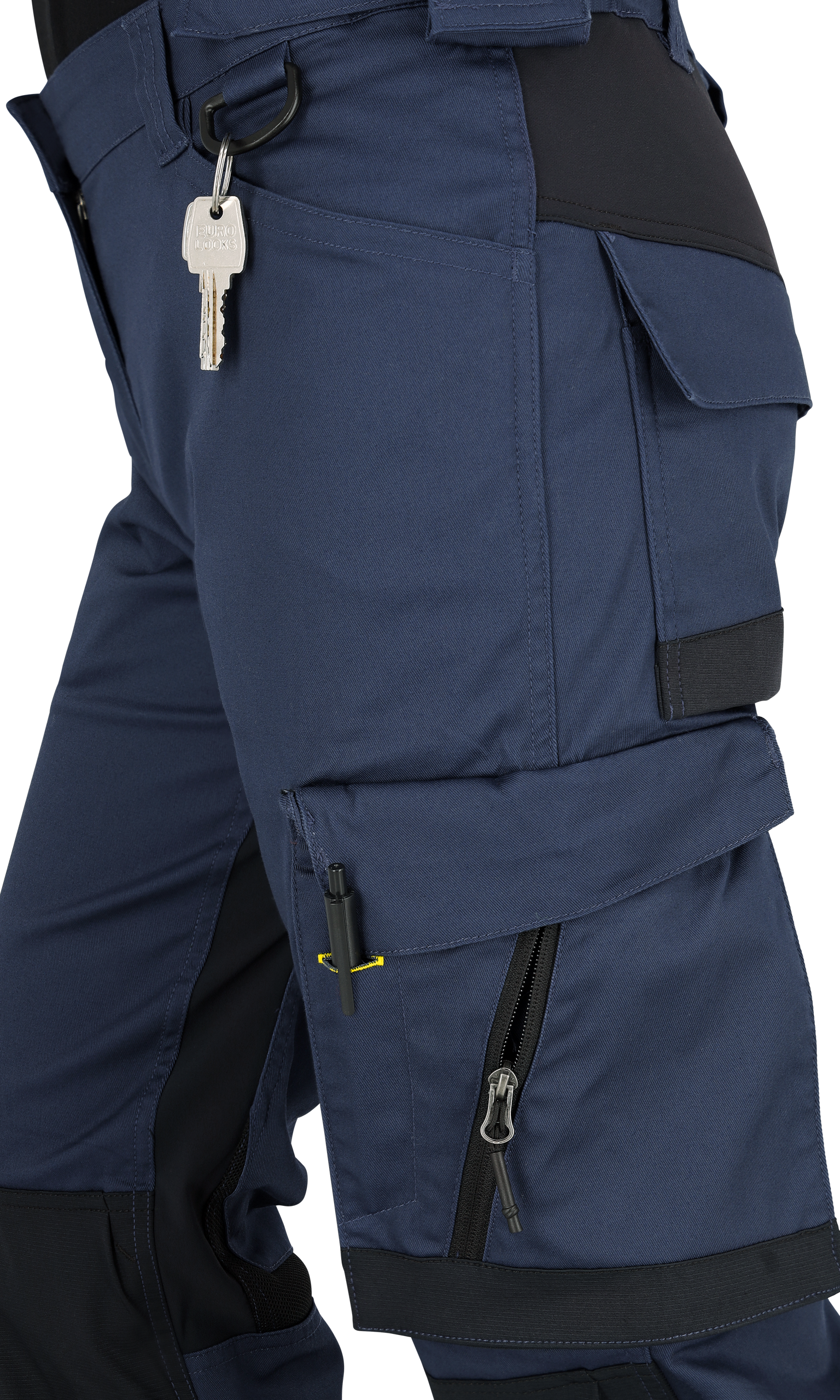 Pantaloni de lucru Deneb Trousers W Safety Jogger - Navy/Black