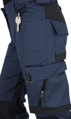 Pantaloni de lucru Deneb Trousers W Safety Jogger - Navy/Black
