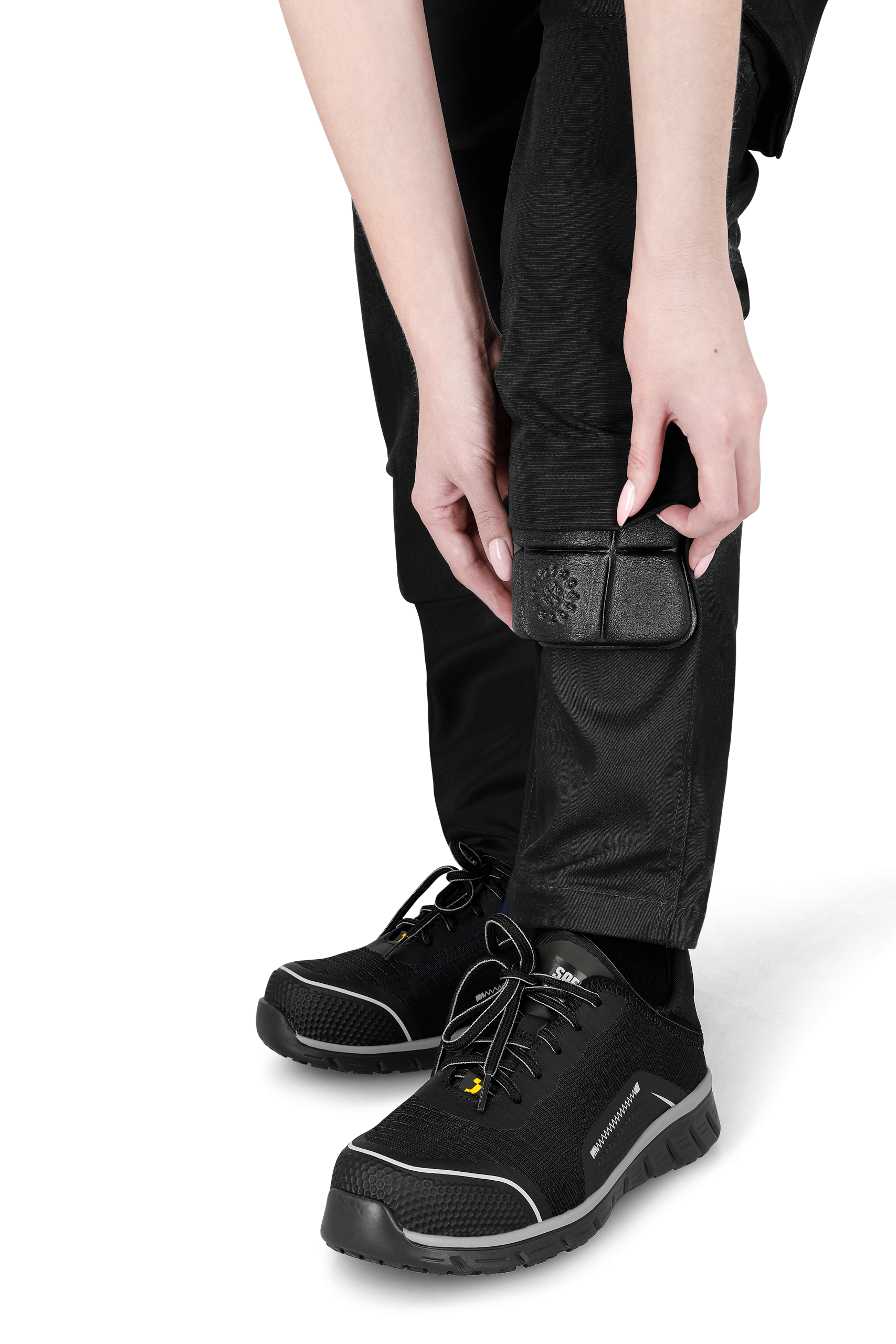 Pantaloni de lucru Deneb Trousers W Safety Jogger - Negru