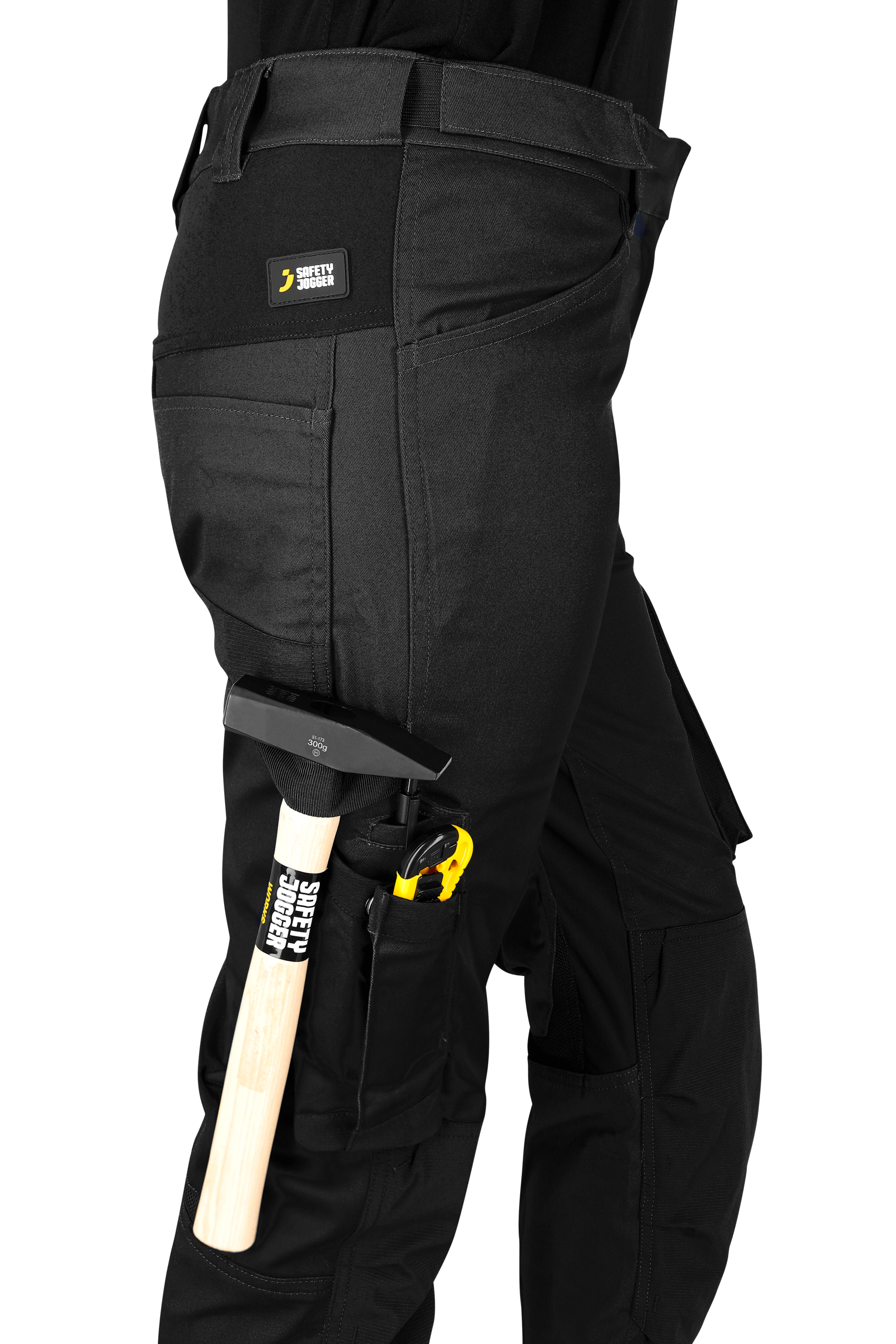 Pantaloni de lucru Deneb Trousers W Safety Jogger - Negru
