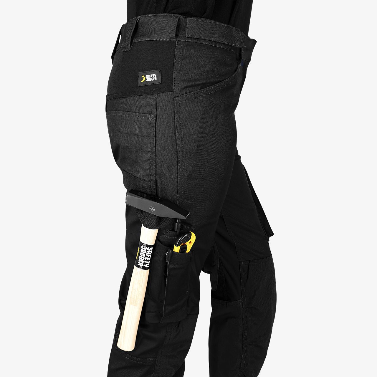 Pantaloni de lucru Deneb Trousers W Safety Jogger - Negru
