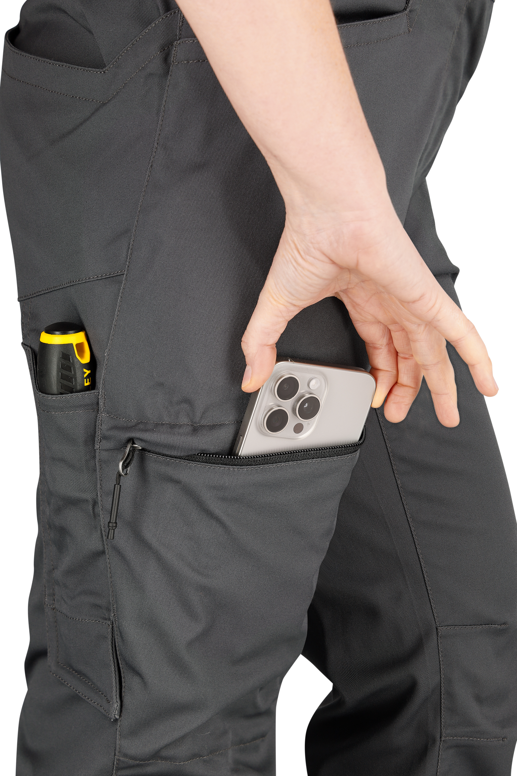 Pantaloni de lucru Kasai Trousers W Safety Jogger - Gri Închis