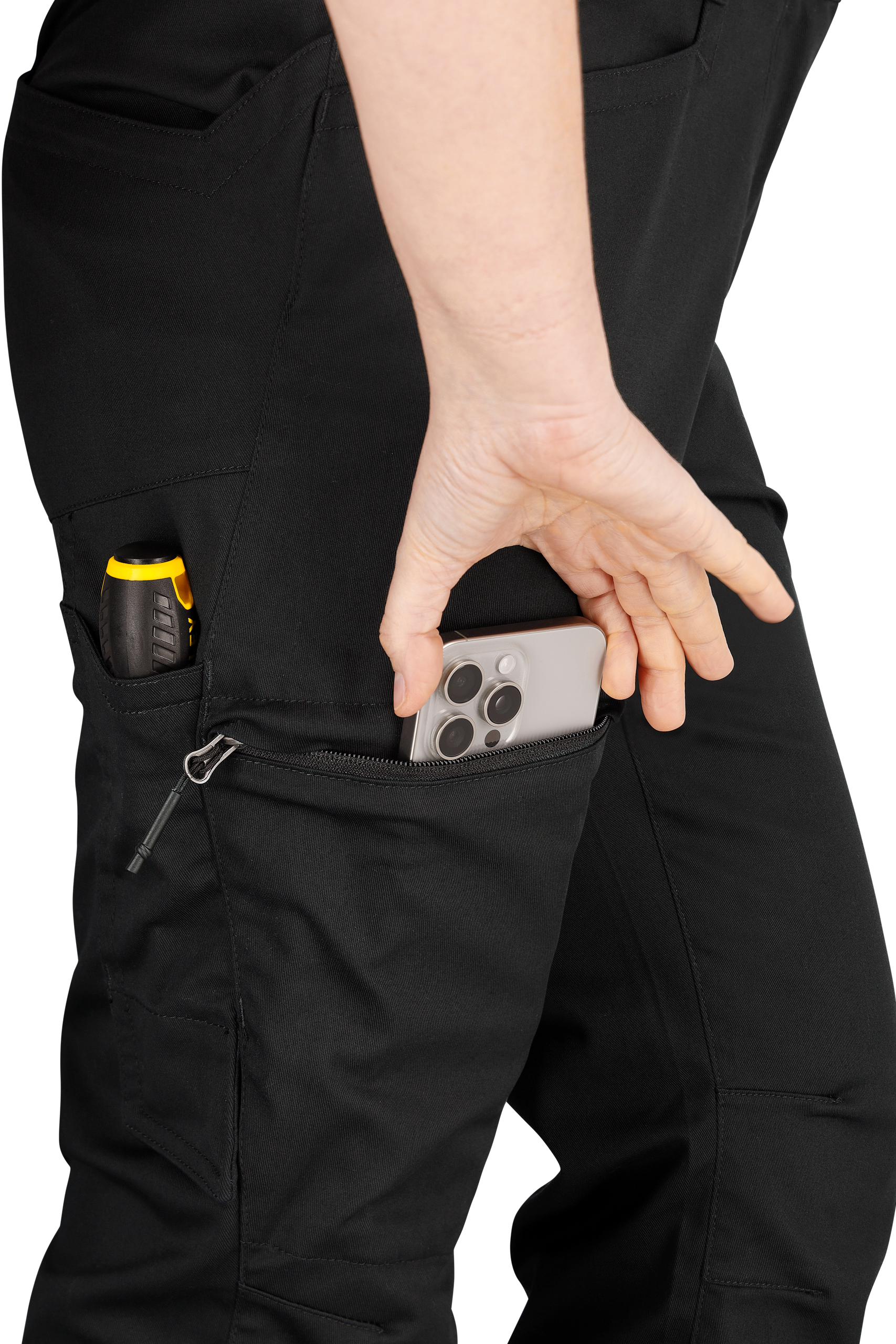 Pantaloni de lucru Kasai Trousers W Safety Jogger - Negru