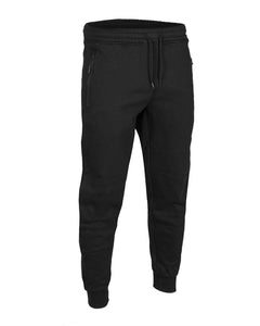 Pantaloni de Trening Tactici Mil-Tec – Interior Fleece, 60% Bumbac, Negri