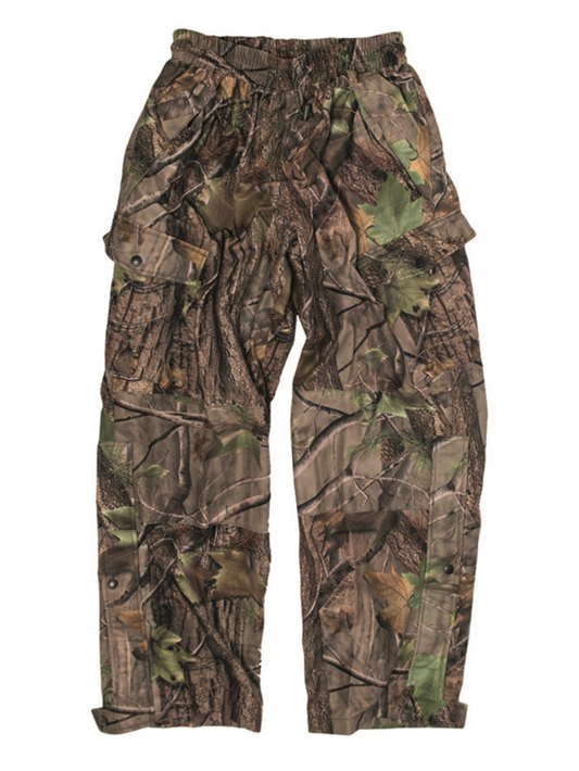 Pantaloni de Vânătoare Mil-Tec – Membrană 10.000 mm, Silențioși, Wild Trees