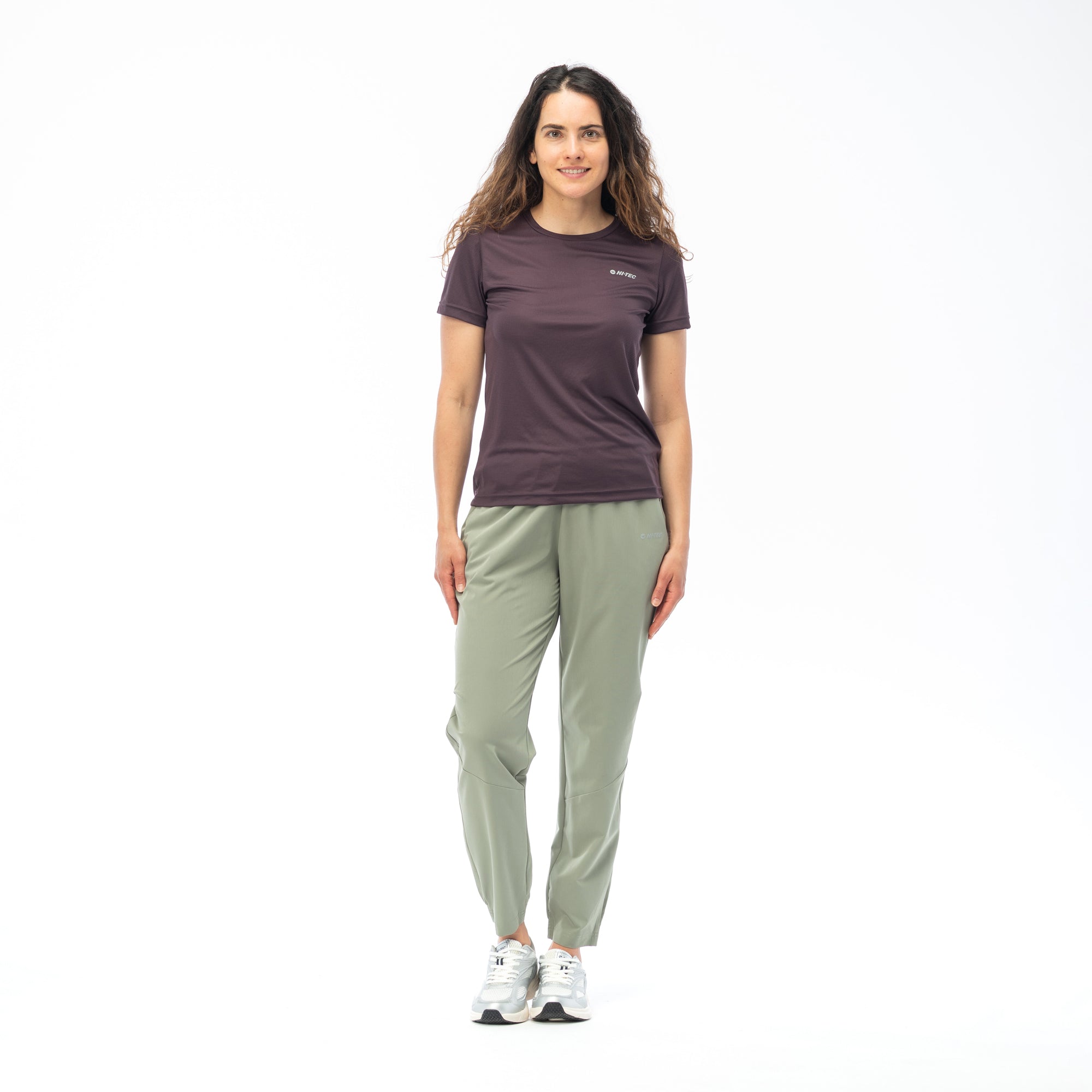 Pantaloni Femei LADY DEHINN Hi-Tec - Antrenament, Elemente Reflectorizante - 6