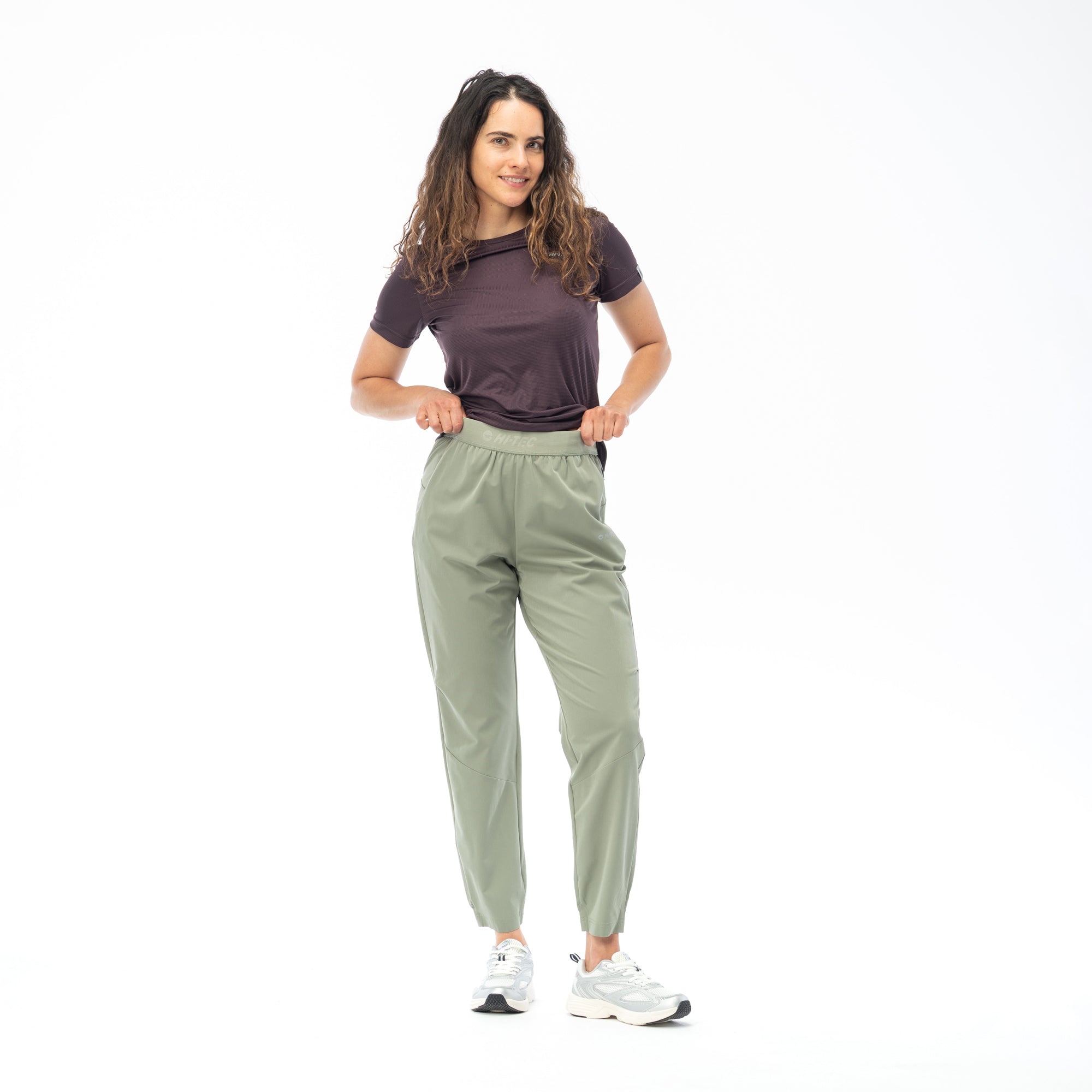 Pantaloni Femei LADY DEHINN Hi-Tec - Antrenament, Elemente Reflectorizante - 7