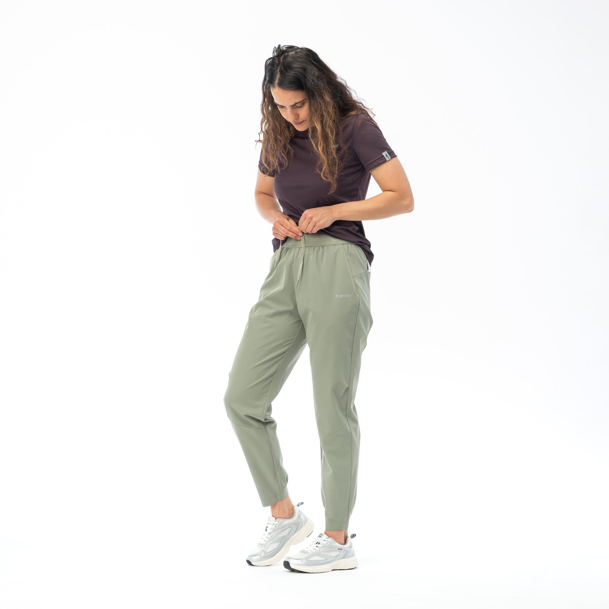 Pantaloni Femei LADY DEHINN Hi-Tec - Antrenament, Elemente Reflectorizante - 8