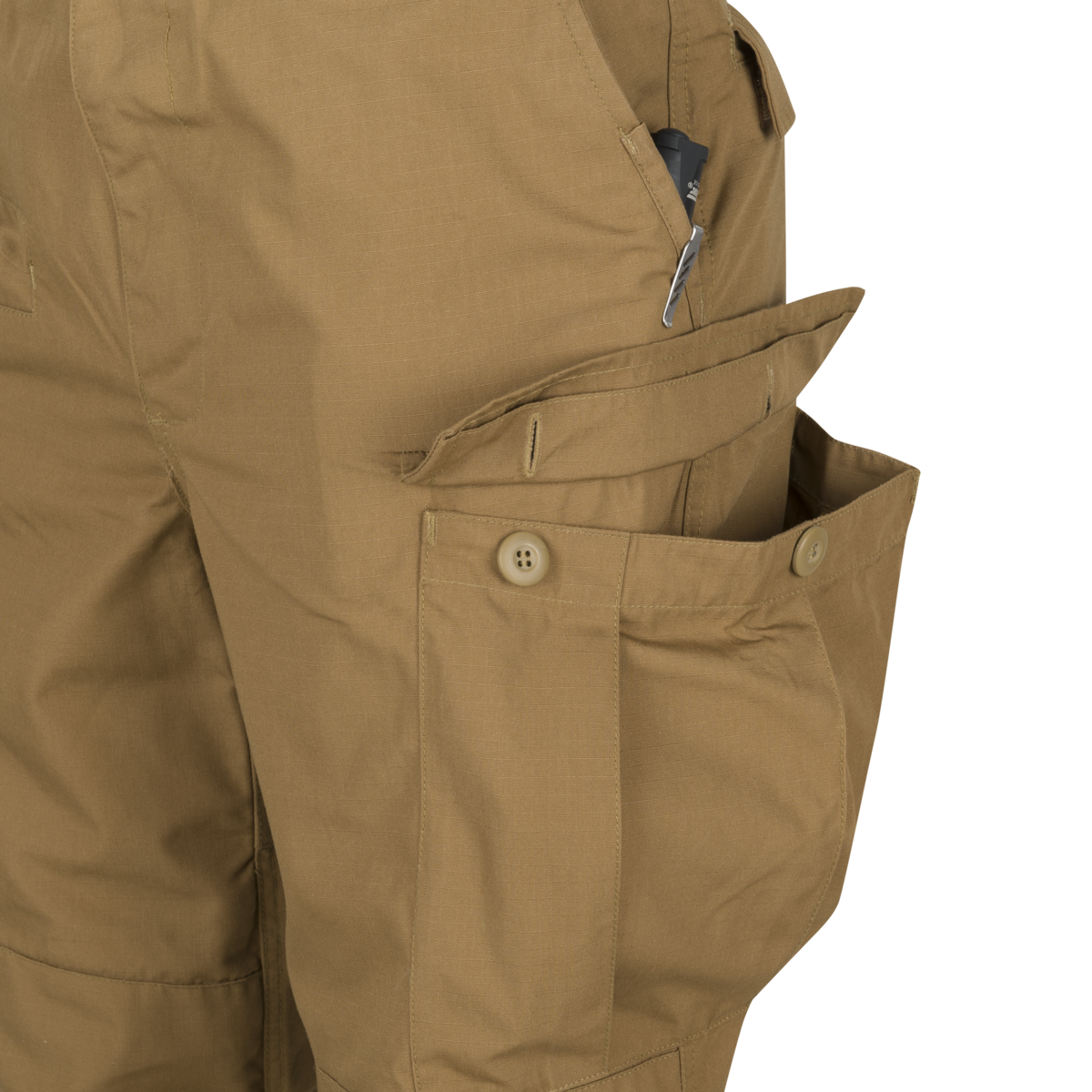 Pantaloni Helikon-Tex BDU Mk2 Woodland Cu Buzunar Telefon