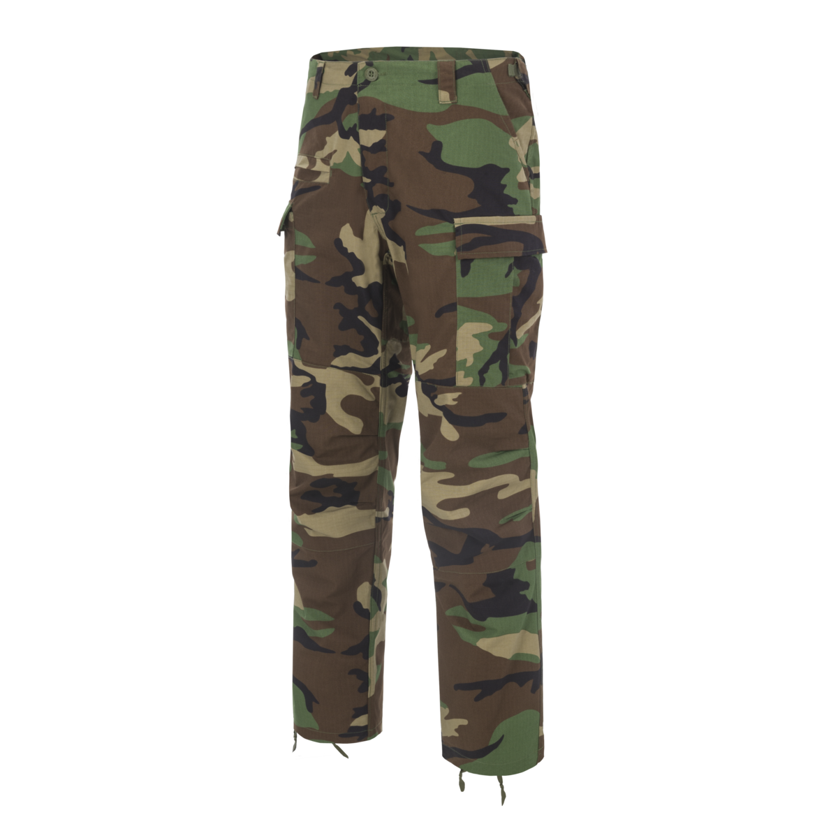 Pantaloni Helikon-Tex BDU Mk2 Woodland Întăriri Genunchi și Șezut