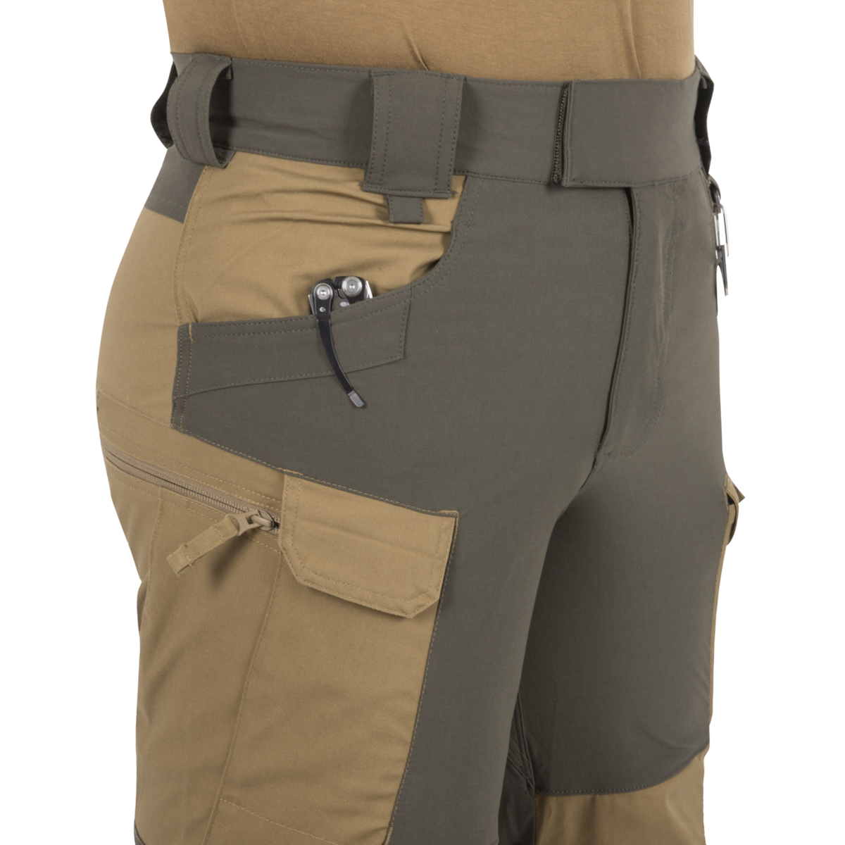Pantaloni Helikon-Tex Hybrid Outback DuraCanvas Ash Grey