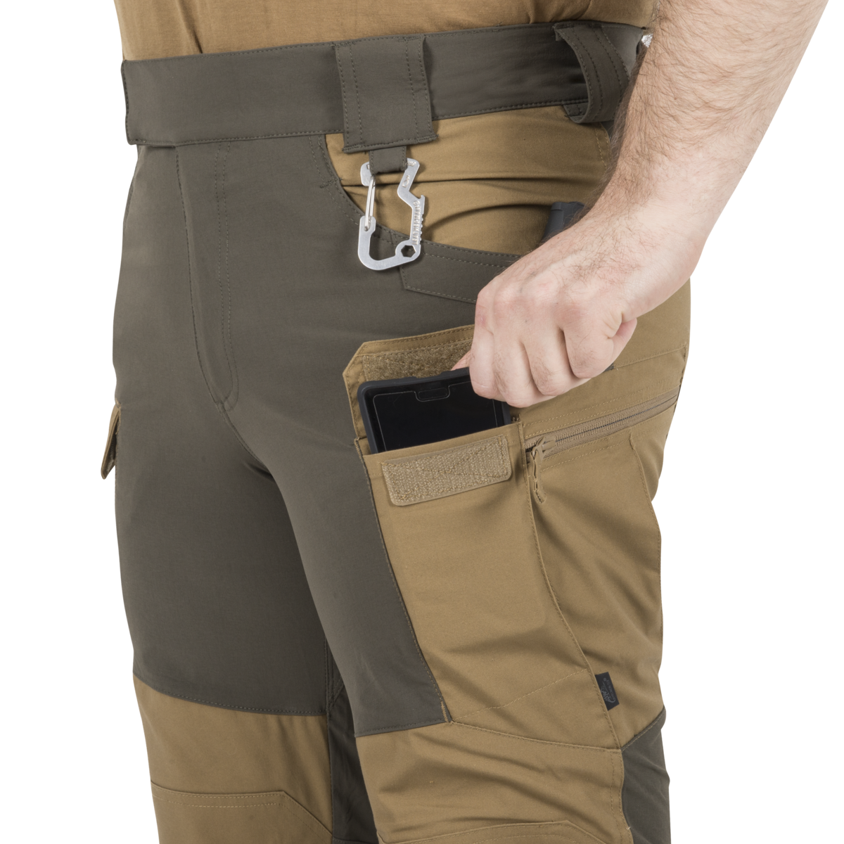 Pantaloni Helikon-Tex Hybrid Outback DuraCanvas Crimson Sky