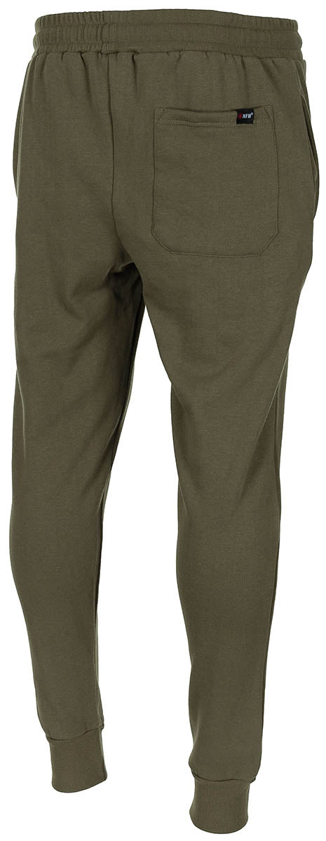 Pantaloni Jogger Oliv MFH - Bumbac/Poliester, Manșete Elastice