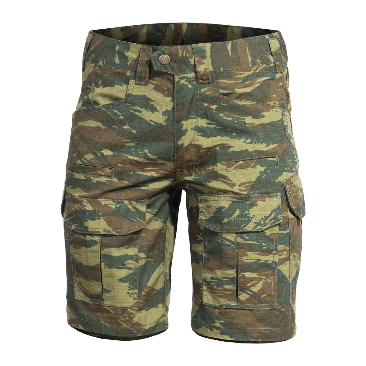 Pantaloni Lycos Short Pants -Camo Gr.camo Pentagon Tactical - Confort Tactic și Versatilitate Maximă