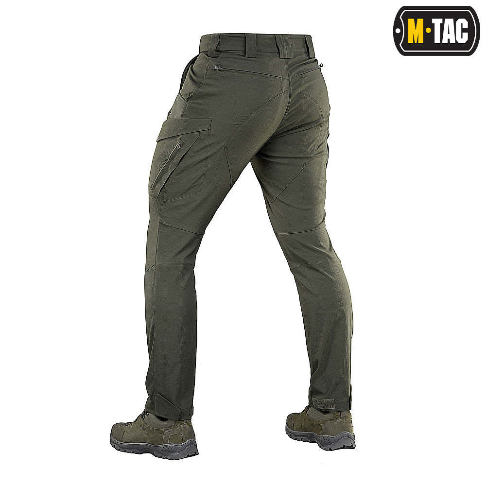 Pantaloni M-Tac Aggressor Summer Flex - Army Olive, Ușori și Rezistenți
