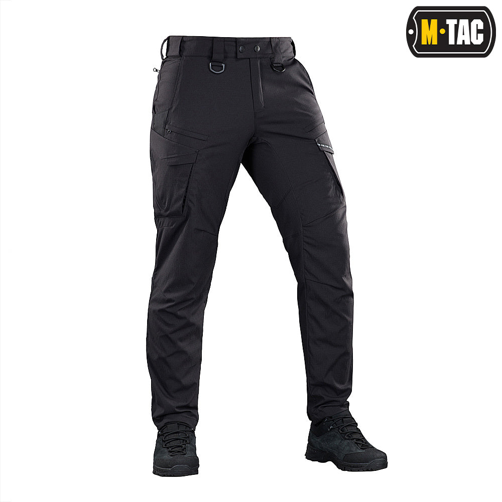 Pantaloni M-Tac Aggressor Summer Flex - Negri, Ușori și Rezistenți