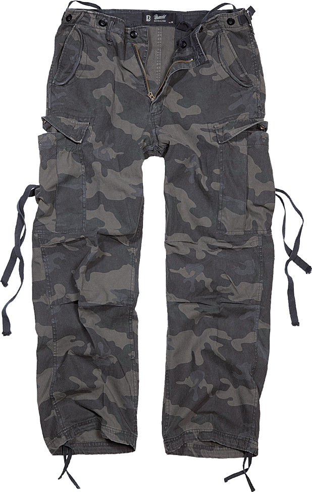 Pantaloni M65 Vintage Dark Camo Brandit - Durabilitate si Stil