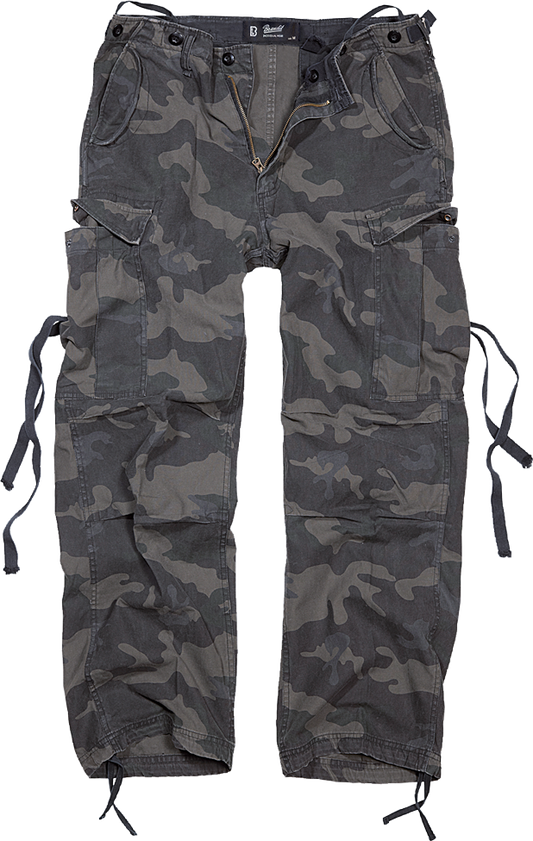 Pantaloni M65 Vintage Dark Camo Brandit - Durabilitate si Stil
