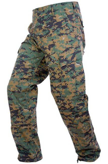 Pantaloni Mil-Tec US ACU – Rip-Stop 100% Bumbac, 8 Buzunare, Digital Woodland