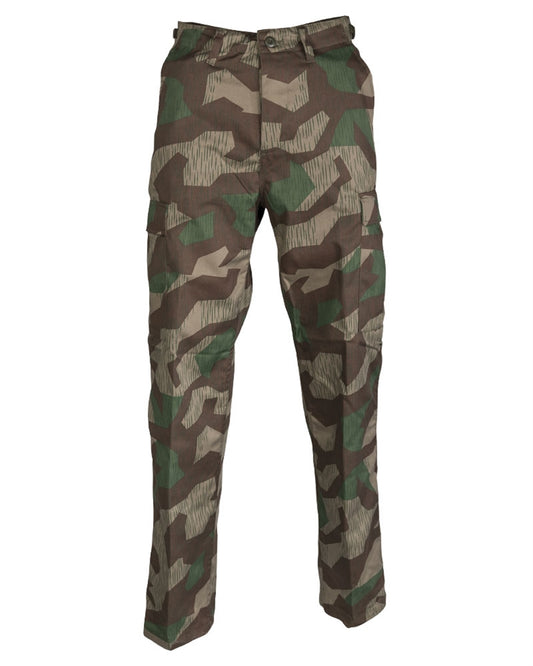 Pantaloni Mil-Tec US Ranger BDU – 80% Poliester, 6 Buzunare, Splinter