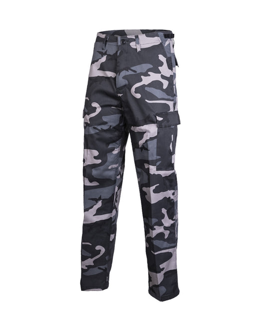 Pantaloni Mil-Tec US Ranger BDU – Fără Întărituri, 6 Buzunare, Dark Camo
