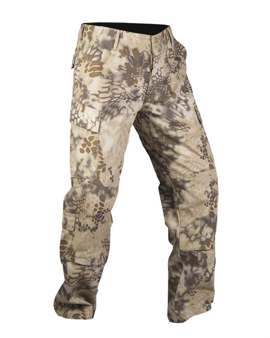 Pantaloni Militari ACU Mil-Tec – Rip-Stop 100% Bumbac, 8 Buzunare, Mandra Tan
