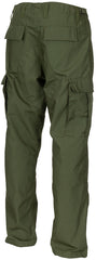 Pantaloni Militari BDU US Oliv MFH - Ripstop, 6 Buzunare