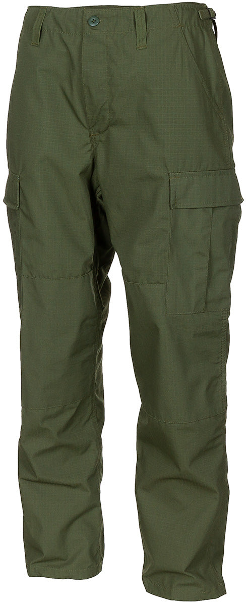 Pantaloni Militari BDU US Oliv MFH - Ripstop, 6 Buzunare