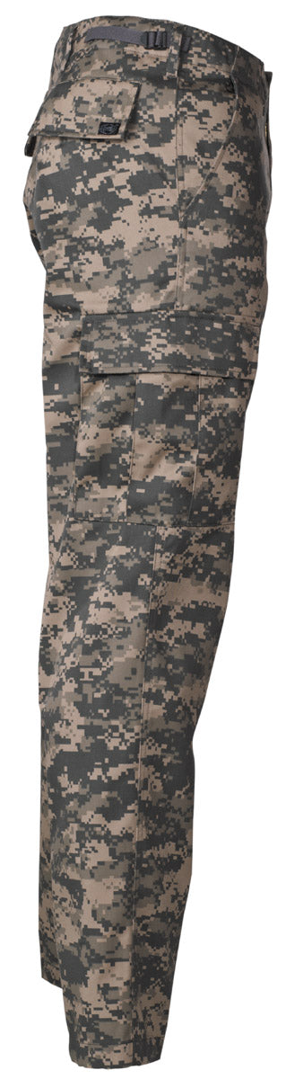 Pantaloni Militari US BDU AT-digital MFH - 6 Buzunare, Talie Ajustabilă
