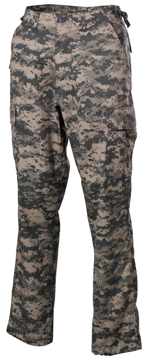 Pantaloni Militari US BDU AT-digital MFH - 6 Buzunare, Talie Ajustabilă