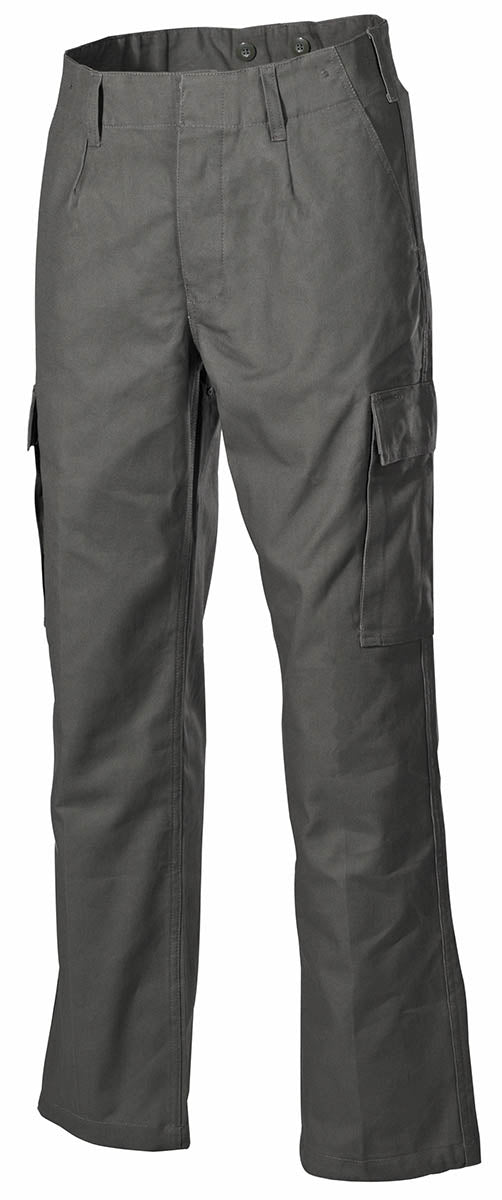 Pantaloni Moleskin Oliv MFH - Standard BW, Închidere Nasturi