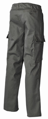 Pantaloni Moleskin Oliv MFH - Standard BW, Închidere Nasturi