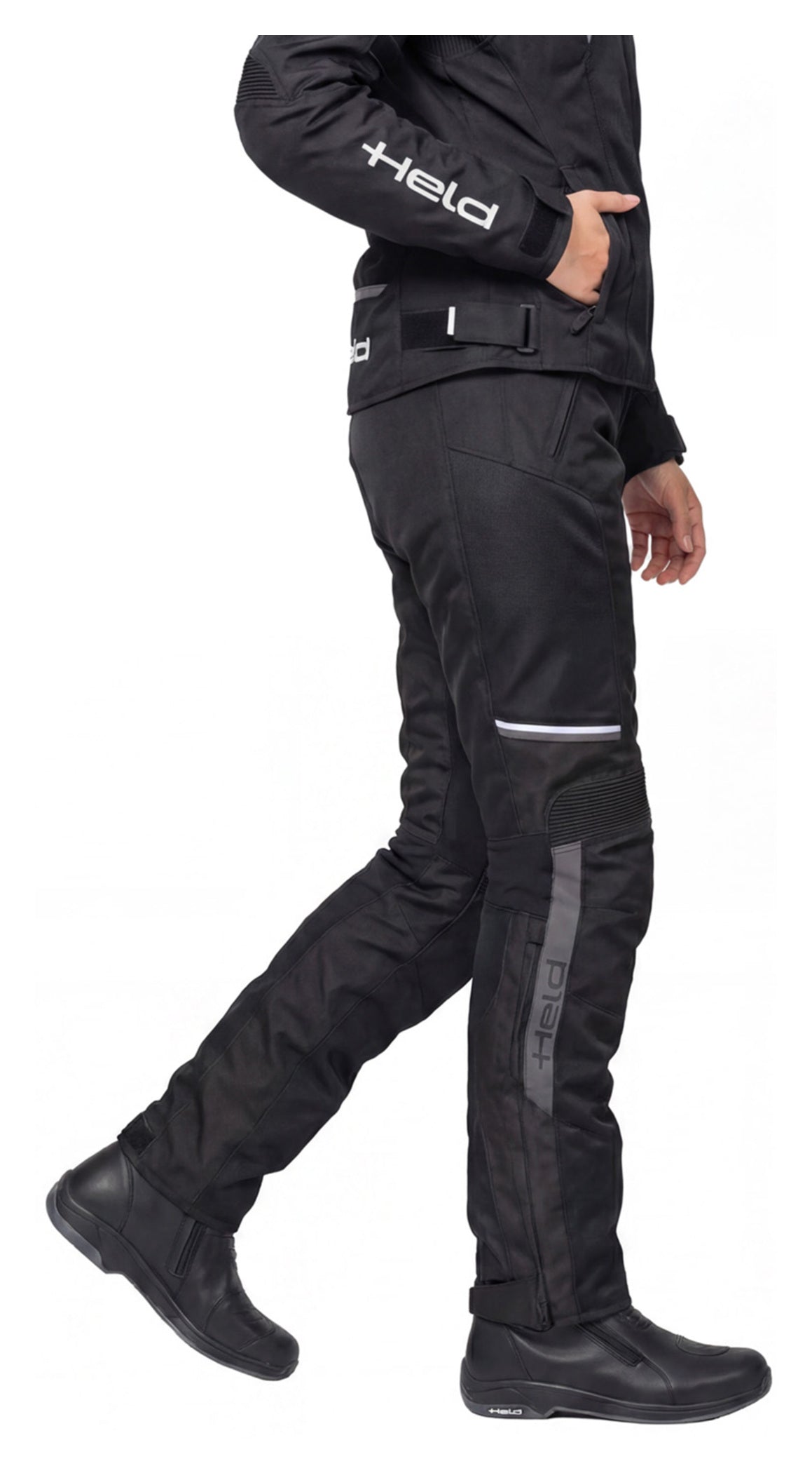 Pantaloni Moto Amalfi 2 Base Louis Damă - Respirabili, Protecție Clasa A
