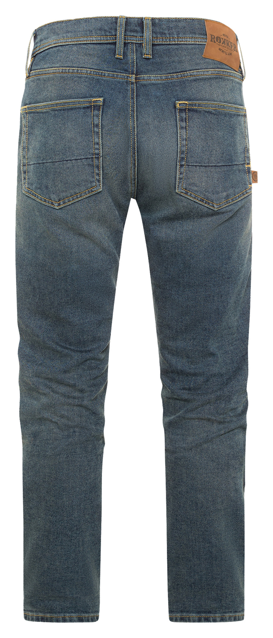 Pantaloni Moto Blugi Hunter Blue Rokker - Protecție AA, Confort