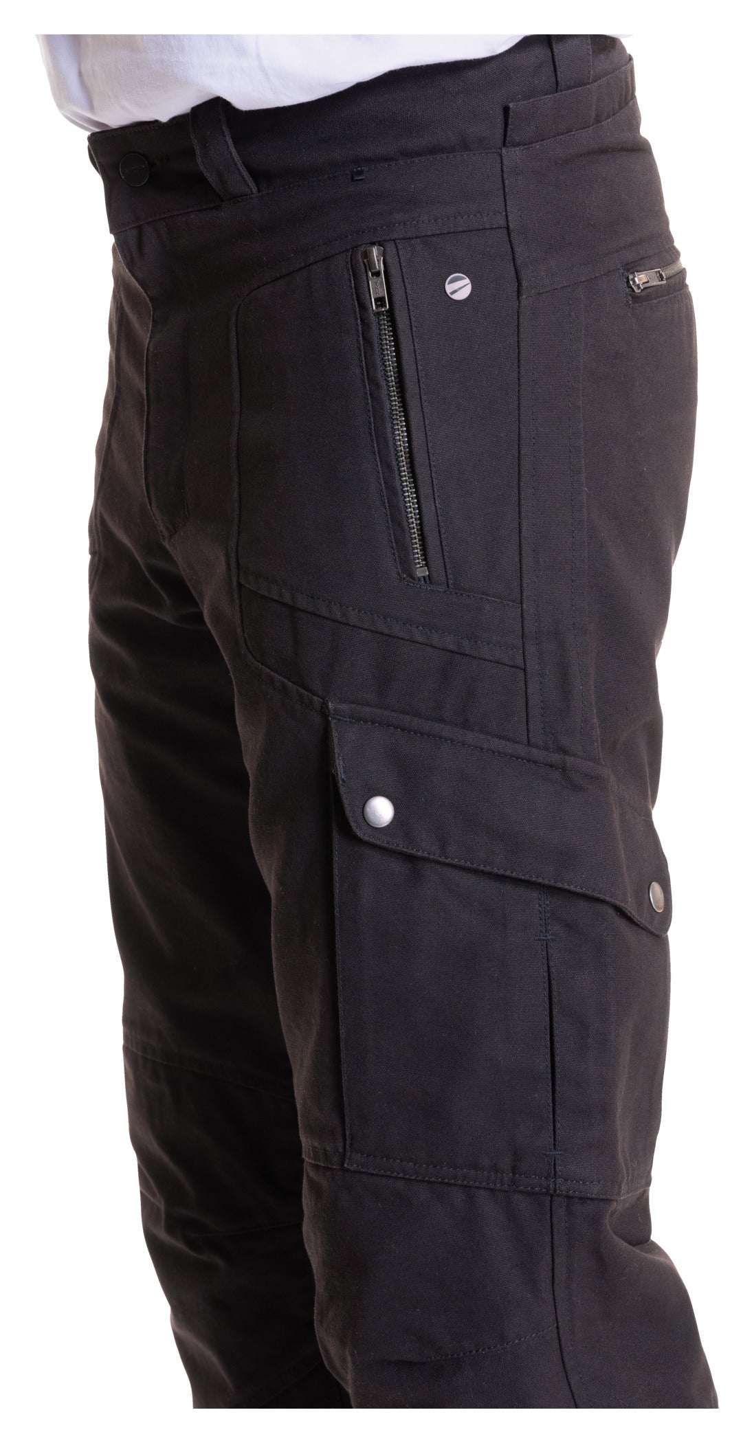 Pantaloni Moto Cargo Fastway T-2207 - Bumbac, Protecții Genunchi