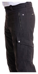 Pantaloni Moto Cargo Fastway T-2207 - Bumbac, Protecții Genunchi