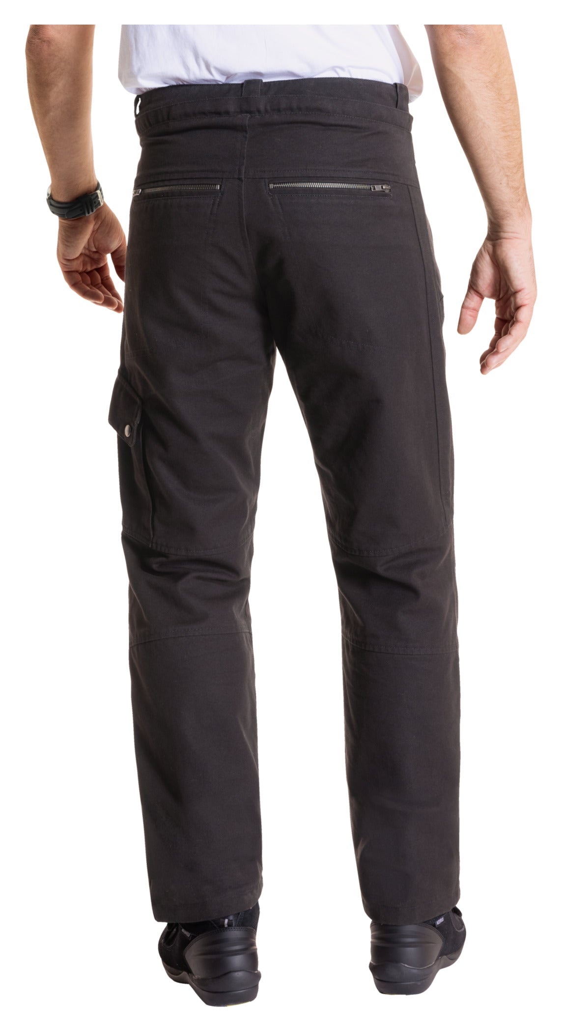 Pantaloni Moto Cargo Fastway T-2207 - Bumbac, Protecții Genunchi